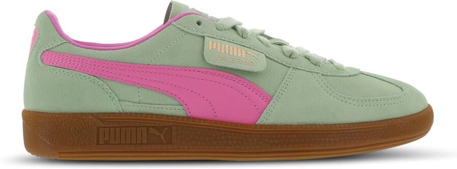 Puma Palermo Fresh Mint Fast Pink Groen Suede Lage sneakers Unisex - Foto 4