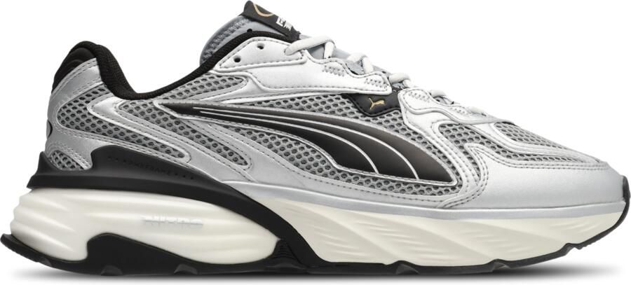 Puma Fade Nitro Ls Sneakers Heren Zilver Mesh Synthetisch