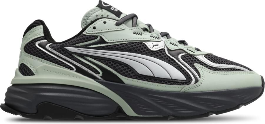 Puma Fade Sneakers Heren Grijs Mesh Synthetisch