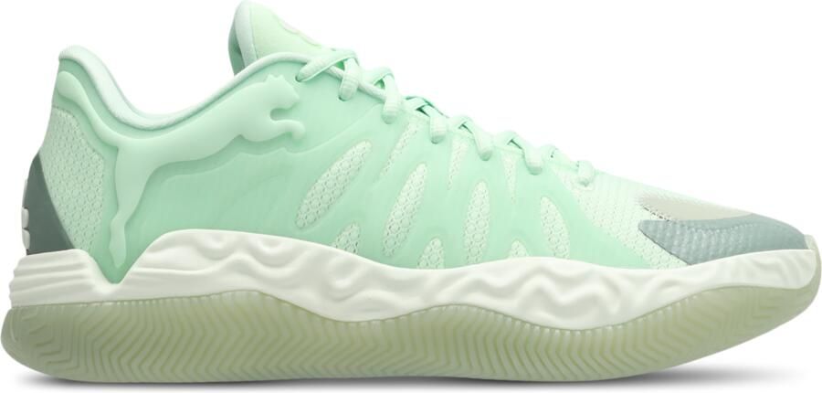 Puma Hali Sneakers Heren Groen Leer