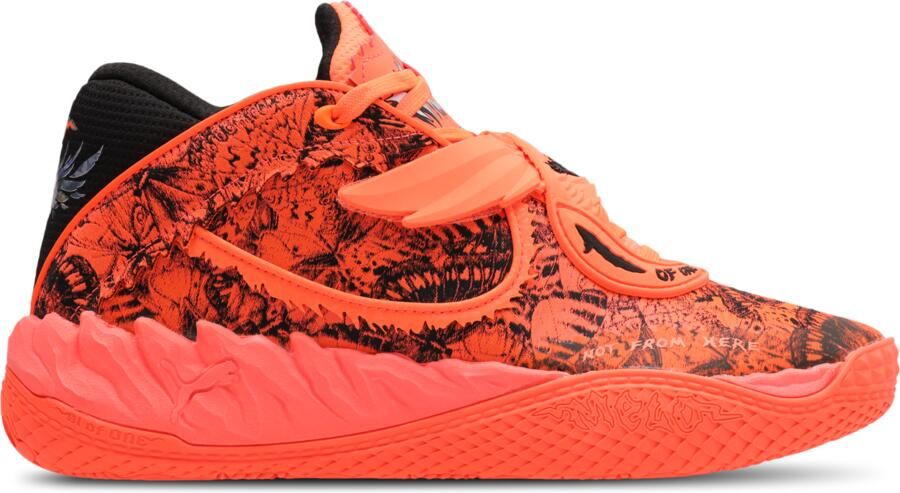 Puma MB.05 Sneakers Heren Rood Mesh Synthetisch