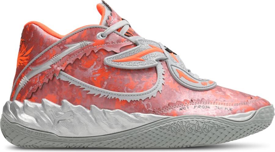 Puma MB.05 Sneakers Heren Zilver Mesh Synthetisch