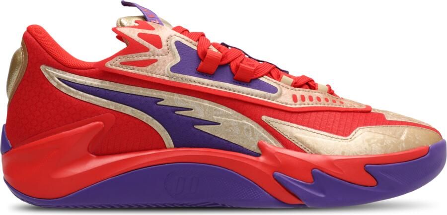 Puma Scoot Zeros Sneakers Heren Rood Mesh Synthetisch