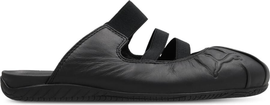 Puma Speedcat Slippers en Sandalen Dames Zwart Suède