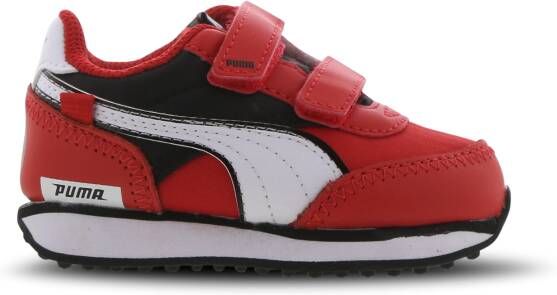 PUMA FUTURE RIDER STRIKE V INF ROOD ZWART WIT