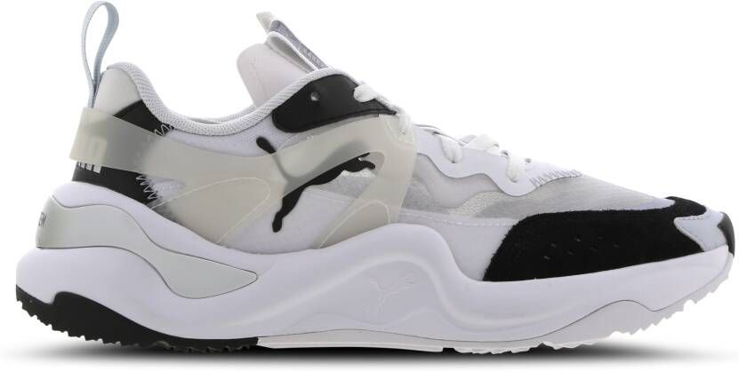 Puma Rise Dames Schoenen White Textil Leer Synthetisch Foot Locker