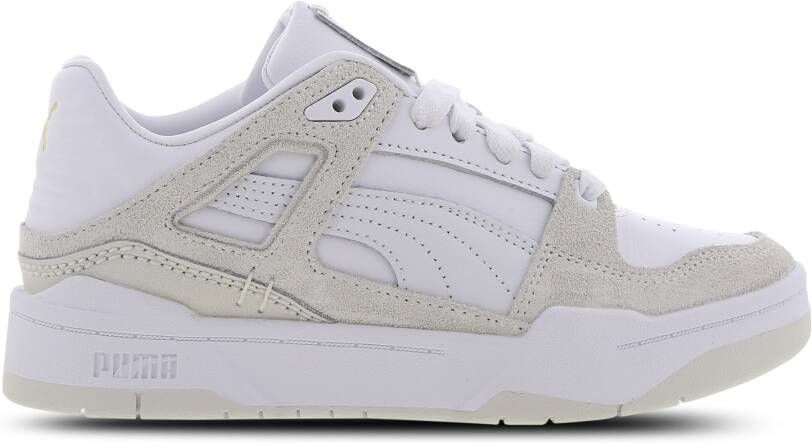 Puma Slipstream Unisex Schoenen Wit Maat: 35.5 Leer Foot Locker