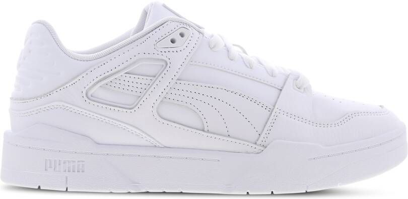 Puma Wit Leren Slipstream Heren Sneakers White Heren - Foto 4