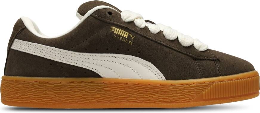 Puma Suede Dames Schoenen Bruin Maat: 37.5 Suède Foot Locker
