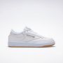 Reebok Club C 85 white light grey gum Wit Leer Lage sneakers Dames - Thumbnail 4
