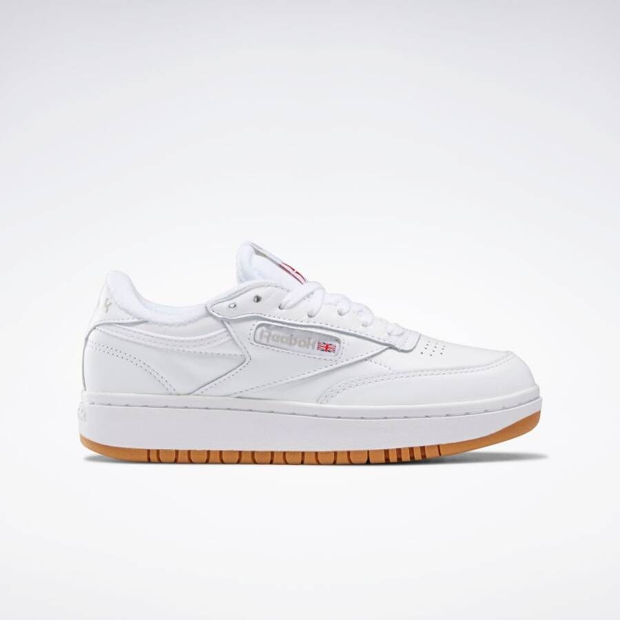 Reebok Club C Double Womens White Rubber Gum 07 White Schoenmaat 40 Sneakers FV5658 - Foto 5