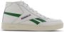 Reebok Classics Club C Form Hi leren sneakers ecru groen - Thumbnail 3