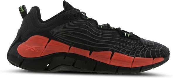Reebok Zig Kinetica II Heren Core Black Orange Flare Neon Mint Heren - Foto 4