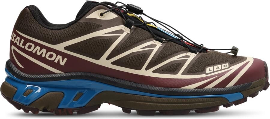 Salomon XT-6 Sneakers Heren Bruin Mesh Synthetisch