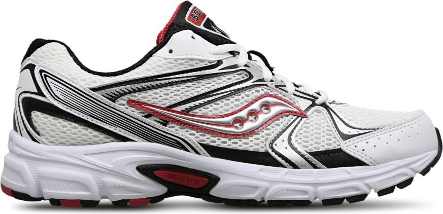 Saucony Ride Millennium Heren Schoenen Wit Maat: 42.5 Mesh Synthetisch Foot Locker