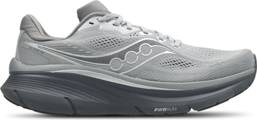 Saucony Guide 19 Sneakers Heren Bruin Mesh Synthetisch