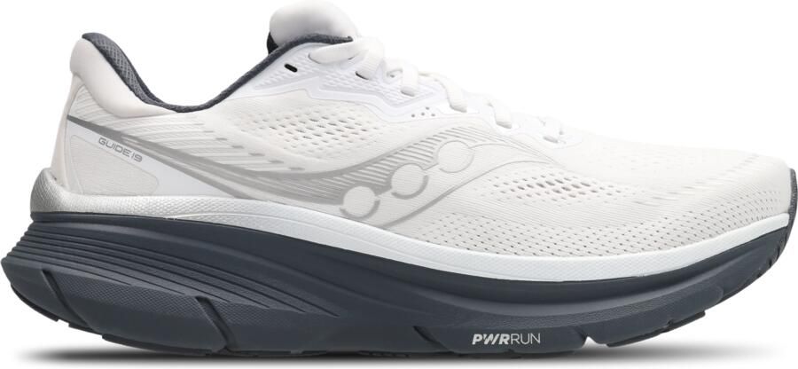 Saucony Guide 19 Sneakers Heren Wit Mesh Synthetisch - Foto 2