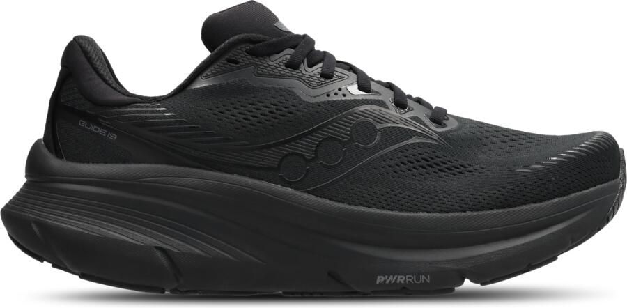 Saucony Guide 19 Sneakers Heren Zwart Mesh Synthetisch - Foto 2