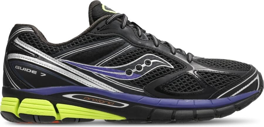 Saucony Guide 7 Sneakers Heren Zwart Mesh Synthetisch - Foto 2