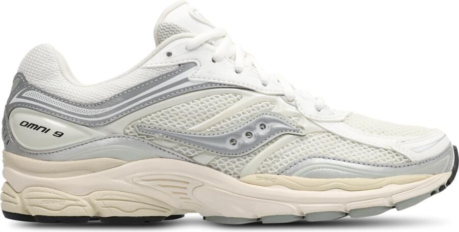 Saucony Progrid Omni 9 Sneakers Heren Wit Mesh Synthetisch - Foto 2