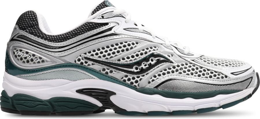Saucony Progrid Omni 9 Sneakers Heren Wit Mesh Synthetisch