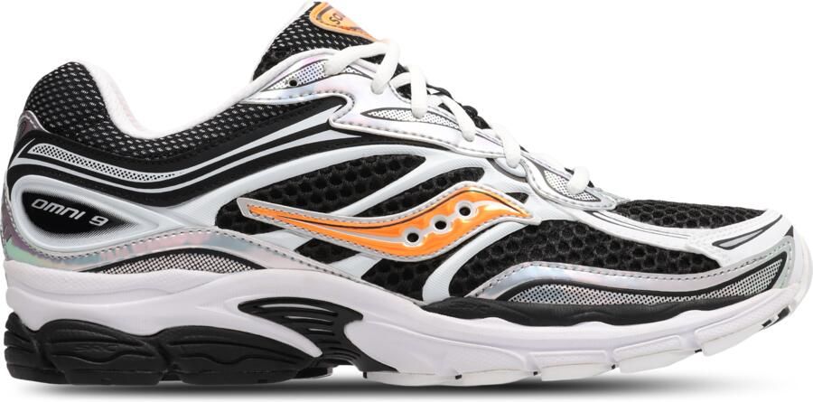 Saucony Progrid Omni 9 Sneakers Heren Wit Mesh Synthetisch