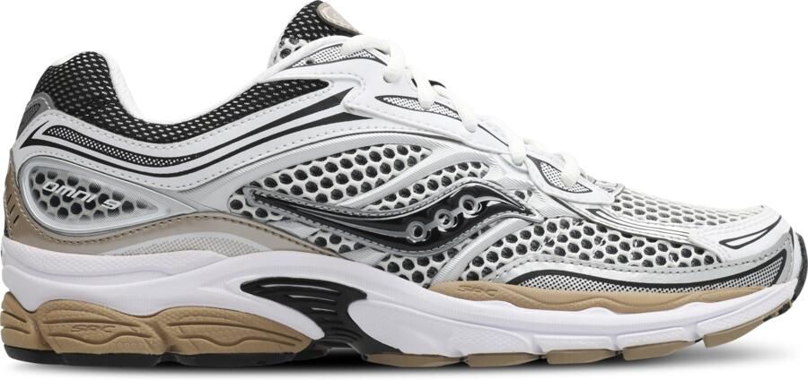Saucony Progrid Omni 9 Sneakers Heren Wit Mesh Synthetisch