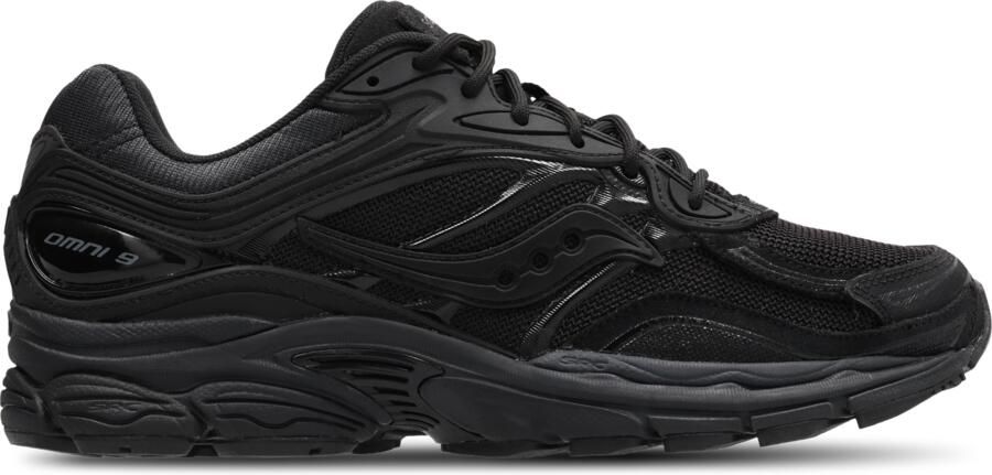 Saucony Progrid Omni 9 Sneakers Heren Zwart Mesh Synthetisch - Foto 3