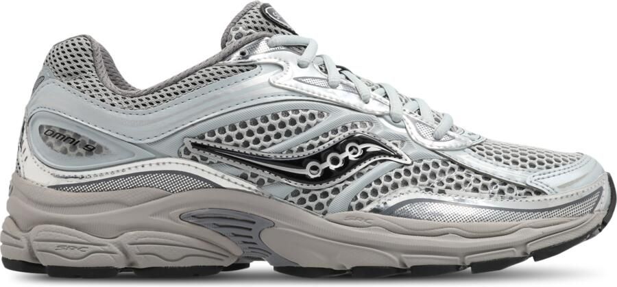 Saucony Progrid Omni 9 Sneakers Heren Zwart Mesh Synthetisch