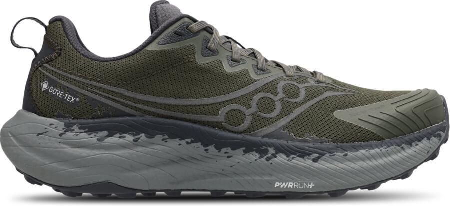 Saucony Ride TR3 GTX Sneakers Heren Zilver Mesh Synthetisch