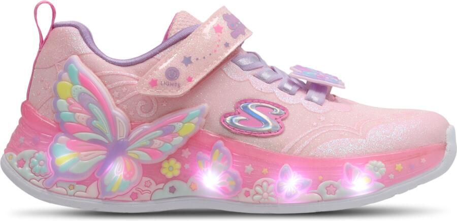 Skechers Butterfly Bliss Peuterschoenen Roze Mesh Synthetisch