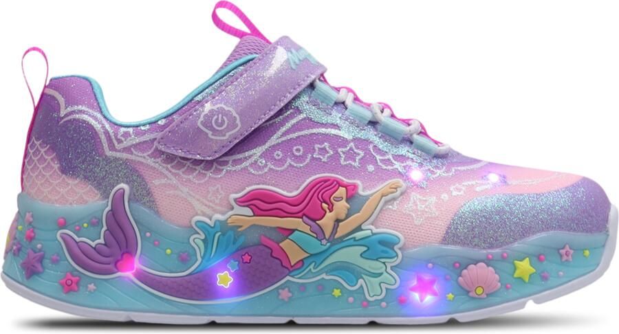 Skechers Mermaid Dreams Peuterschoenen Paars Mesh Synthetisch - Foto 2