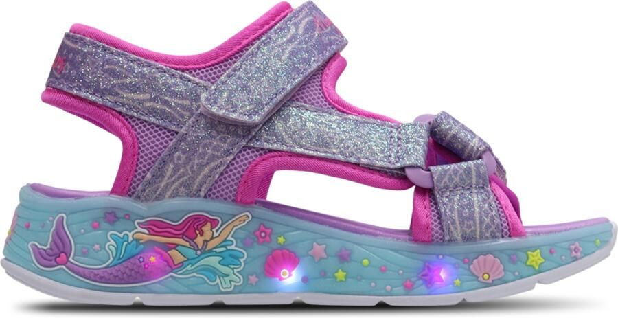 Skechers Mermaid Dreams Sandal Peuterschoenen Paars Plastic