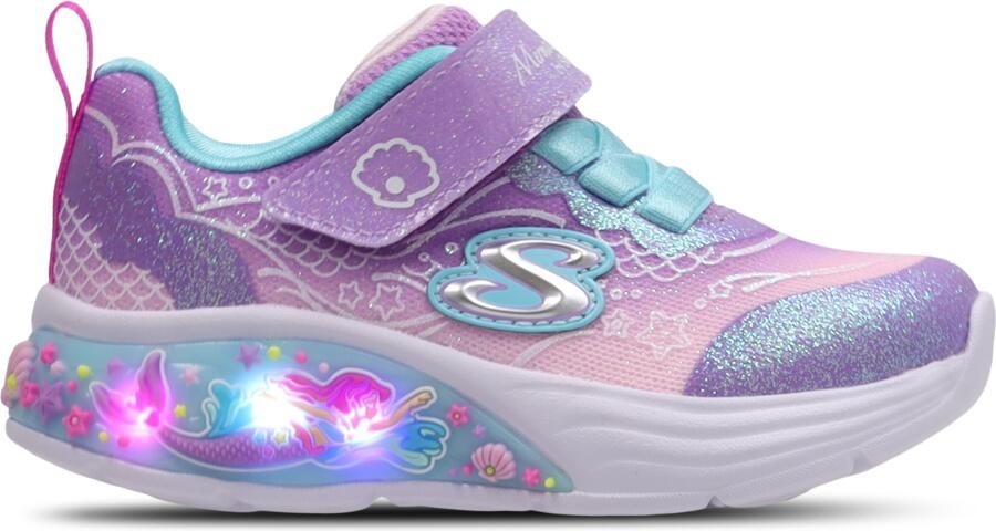 Skechers My Dreamers Babyschoenen Paars Mesh Synthetisch