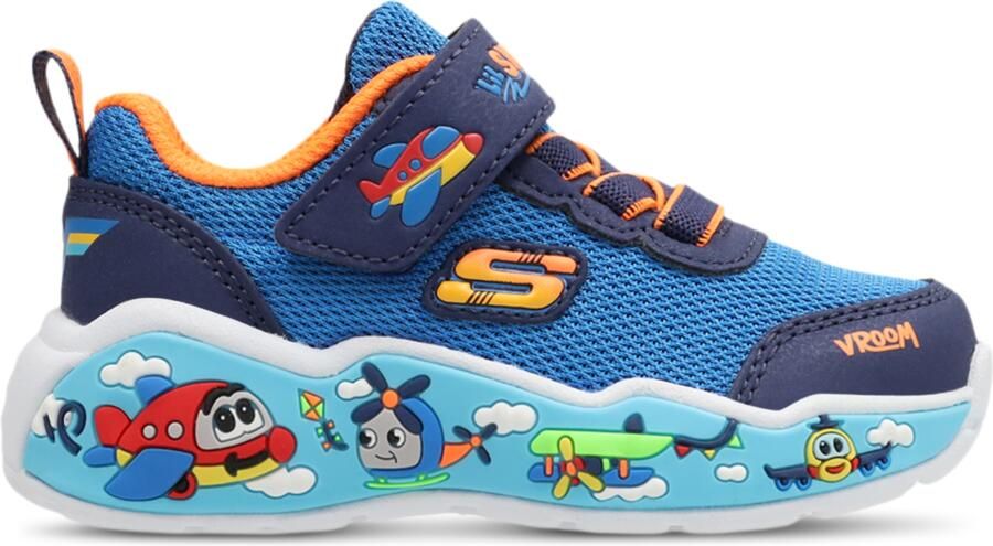 Skechers Play Scene Babyschoenen Blauw Plastic