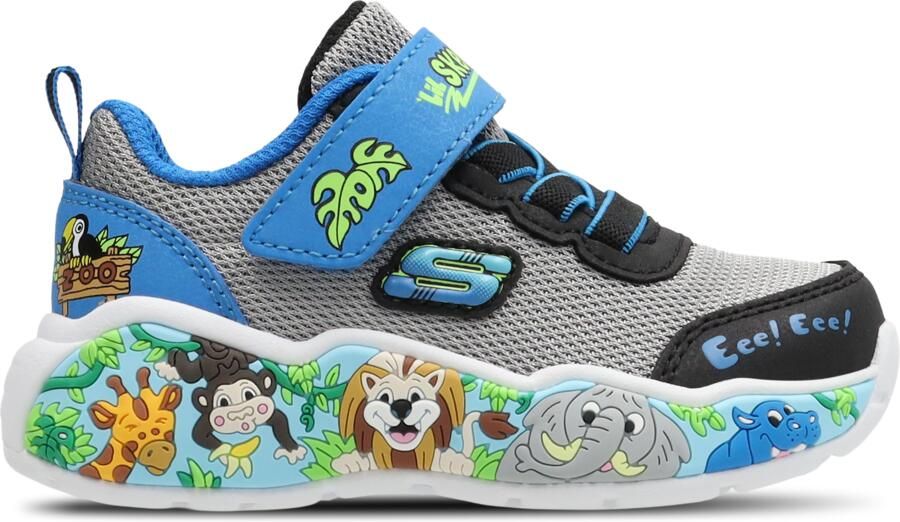 Skechers Play Scene Babyschoenen Grijs Plastic