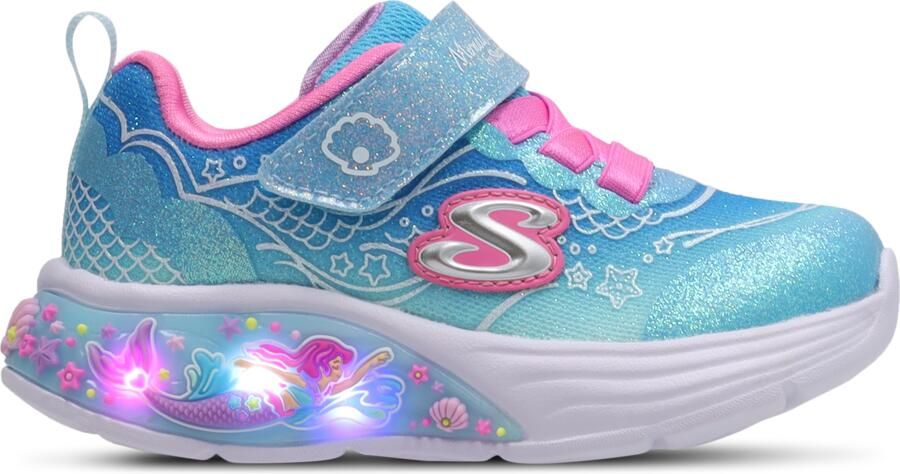 Skechers S-lights Lil Mermaid Babyschoenen Roze Plastic