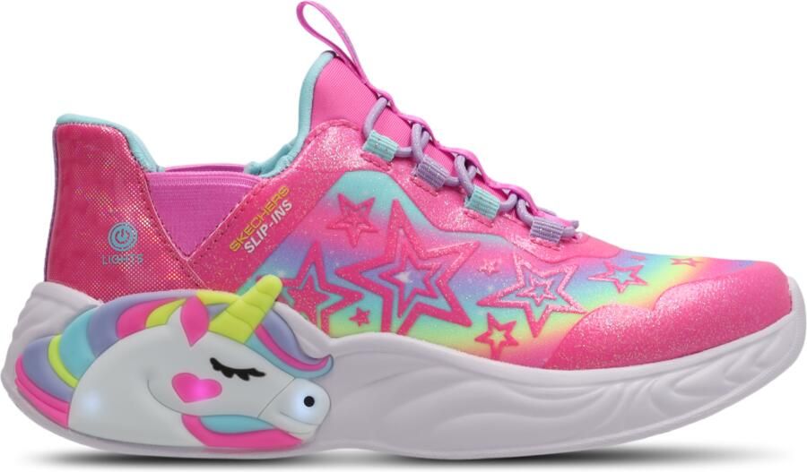 Skechers Slip-in Unicorn Peuterschoenen Blauw Plastic - Foto 1