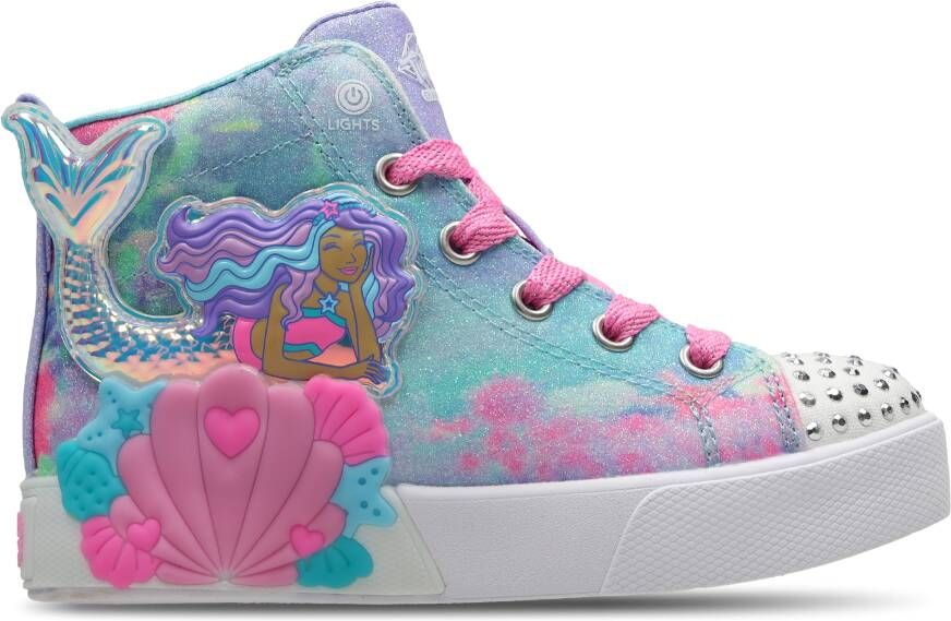 Skechers Twinkle Toes Unisex Schoenen Blauw Maat: 32 Plastic Foot Locker