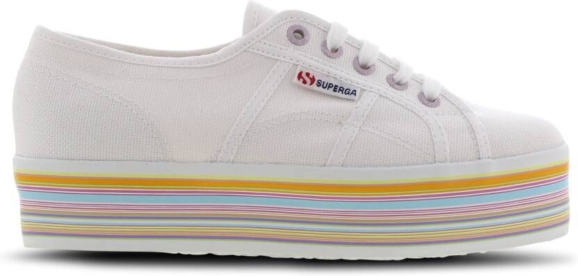 Superga Linea Platform Dames Schoenen Multi Textil Foot Locker