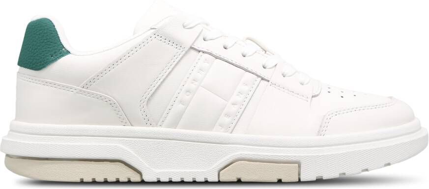 Tommy Jeans Brooklyn Dames Schoenen Wit Maat: 37 Leer Foot Locker