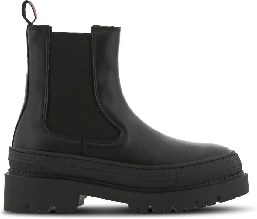Tommy Hilfiger TJW Chelsea Foxing Plateau Laarzen Zwart - Foto 2