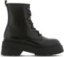 Tommy Jeans Chunky Lace-Up Enkellaarzen Black Dames - Thumbnail 2