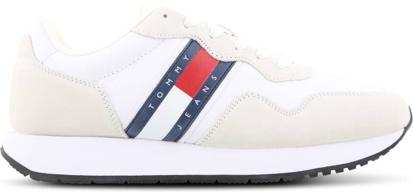Tommy Jeans Runner Heren Schoenen Wit Maat: 40 Mesh Synthetisch Foot Locker