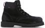 Tommy Jeans Short Lace Up Boot Heren Boots Black Nubuck - Thumbnail 3