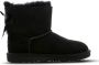 Ugg Mini Bailey Bow II laars voor Grote Kinderen in Black Leder - Thumbnail 3