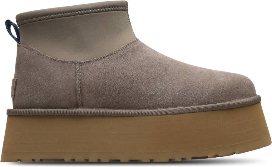 Ugg Boots W Classic Mini Dipper Boots Leather Brown in bruin