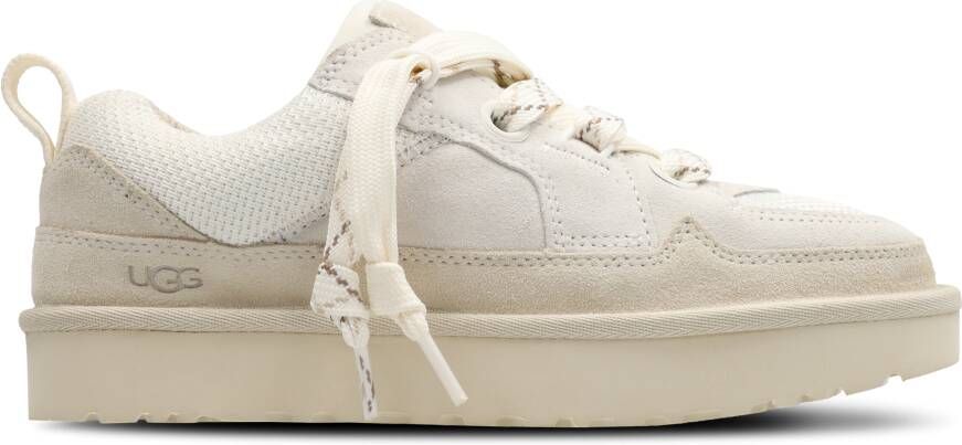 Ugg Lo Lowmel Sneakers Dames Wit Suède