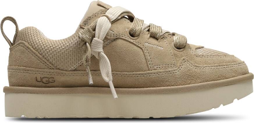 Ugg Casual Comfort Sneaker met Velours en Canvas Mesh Beige Dames - Foto 7