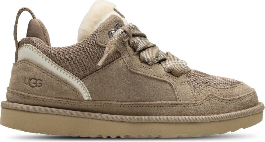 Ugg Lowmel Kindersneakers Beige Suède